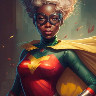 Państwa świata jako superbohaterki [AI] - 