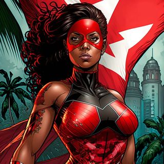 Państwa świata jako superbohaterki [AI] - 