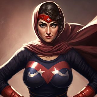 Państwa świata jako superbohaterki [AI] - 