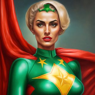 Państwa świata jako superbohaterki [AI] - 