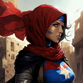 Państwa świata jako superbohaterki [AI] - 