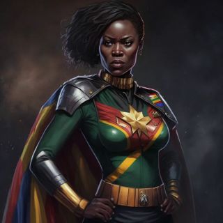 Państwa świata jako superbohaterki [AI] - 