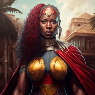 Państwa świata jako superbohaterki [AI] - 