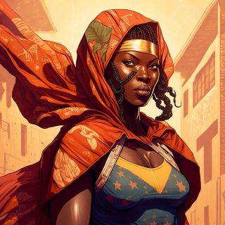 Państwa świata jako superbohaterki [AI] - 