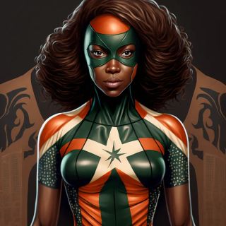 Państwa świata jako superbohaterki [AI] - 