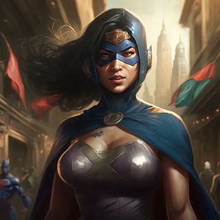 Państwa świata jako superbohaterki [AI] - 