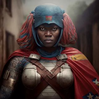 Państwa świata jako superbohaterki [AI] - 