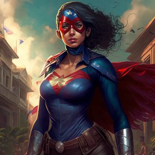 Państwa świata jako superbohaterki [AI] - 