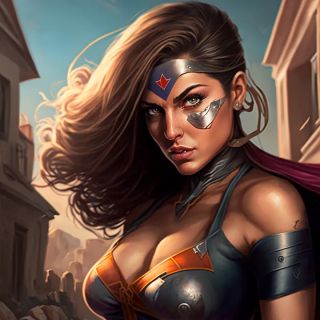 Państwa świata jako superbohaterki [AI] - 