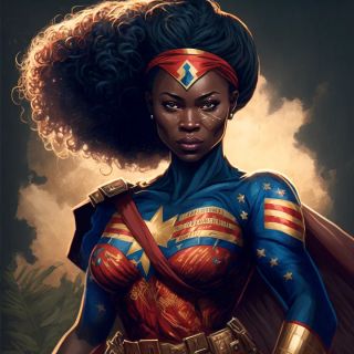 Państwa świata jako superbohaterki [AI] - 