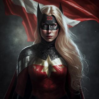 Państwa świata jako superbohaterki [AI] - 