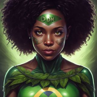 Państwa świata jako superbohaterki [AI] - 