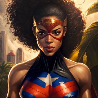 Państwa świata jako superbohaterki [AI] - 