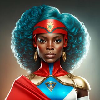 Państwa świata jako superbohaterki [AI] - 