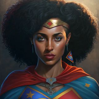 Państwa świata jako superbohaterki [AI] - 