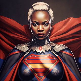 Państwa świata jako superbohaterki [AI] - 