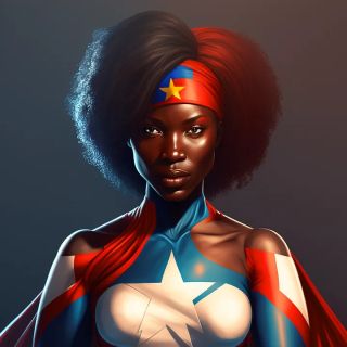 Państwa świata jako superbohaterki [AI] - 