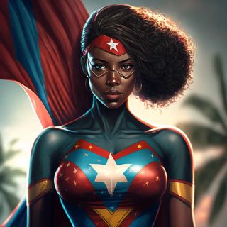 Państwa świata jako superbohaterki [AI] - 