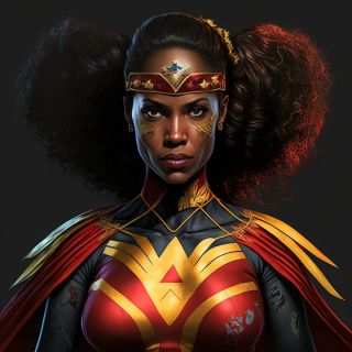 Państwa świata jako superbohaterki [AI] - 