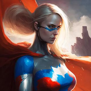 Państwa świata jako superbohaterki [AI] - 