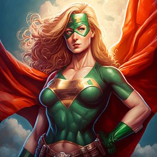 Państwa świata jako superbohaterki [AI] - 