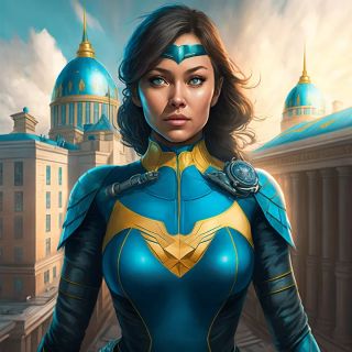 Państwa świata jako superbohaterki [AI] - 