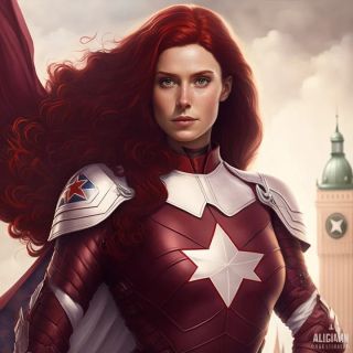 Państwa świata jako superbohaterki [AI] - 