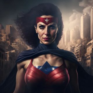 Państwa świata jako superbohaterki [AI] - 