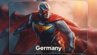 Państwa jako superbohaterowie wg sztucznej inteligencji