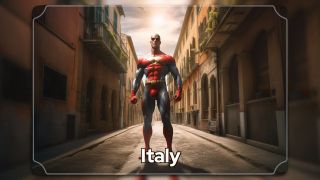 Państwa jako superbohaterowie wg sztucznej inteligencji