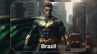 Państwa jako superbohaterowie wg sztucznej inteligencji