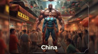 Państwa jako superbohaterowie wg sztucznej inteligencji