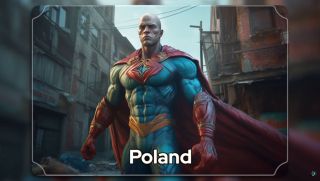 Państwa jako superbohaterowie wg sztucznej inteligencji
