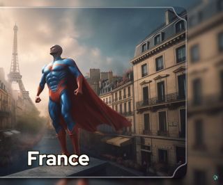 Państwa jako superbohaterowie wg sztucznej inteligencji