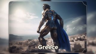 Państwa jako superbohaterowie wg sztucznej inteligencji