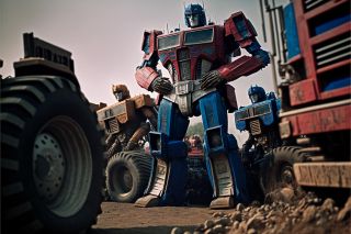 Transformers (1986) w reżyserii Jamesa Camerona - film wg AI