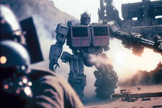 Transformers (1986) w reżyserii Jamesa Camerona - film wg AI