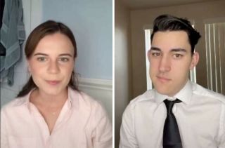 Jenna Fischer i John Krasinski - Pam i Jim z serialu Biuro (Pim and Jam)