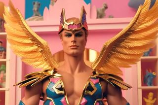 Postacie DC w świecie Barbie - sztuczna inteligencja