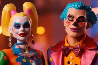 Postacie DC w świecie Barbie - sztuczna inteligencja
