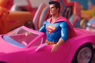 Postacie DC w świecie Barbie - sztuczna inteligencja