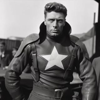Burt Lancaster jako Kapitan Ameryka