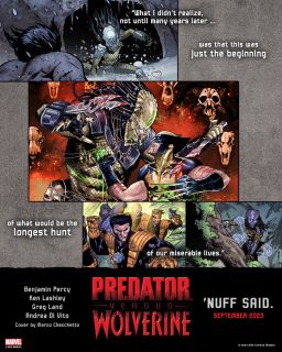 Wolverine vs. Predator - plansze promocyjne