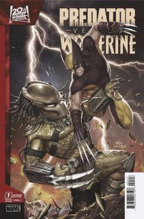 Wolverine vs. Predator #1 - okładka alternatywna