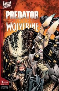 Wolverine vs. Predator #1 - okładka alternatywna