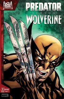 Wolverine vs. Predator #1 - okładka alternatywna