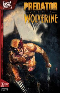 Wolverine vs. Predator #1 - okładka alternatywna