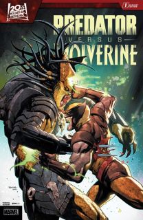 Wolverine vs. Predator #1 - okładka alternatywna