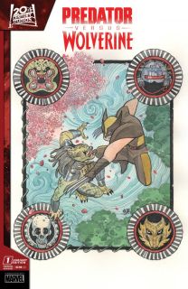 Wolverine vs. Predator #1 - okładka alternatywna