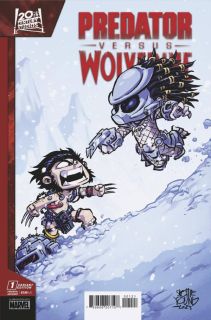 Wolverine vs. Predator #1 - okładka alternatywna